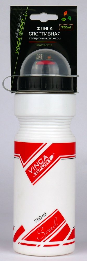 Фляга велосипедная Vinca Sport VSB 21, с защитой от пыли, 750 мл, индивидуальная упаковка, белый/красный, VSB 21 red
Фляга велосипедная Vinca Sport VSB 21, с защитой от пыли, 750 мл, индивидуальная упаковка, белый/красный, VSB 21 red
