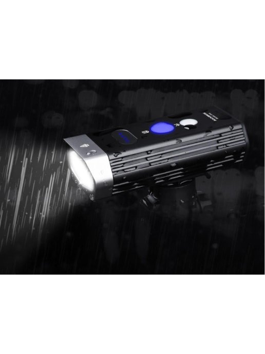 фото Фонарь велосипедный rockbros, передний, 3 led cree диода, 6 режимов, черный, br1800
