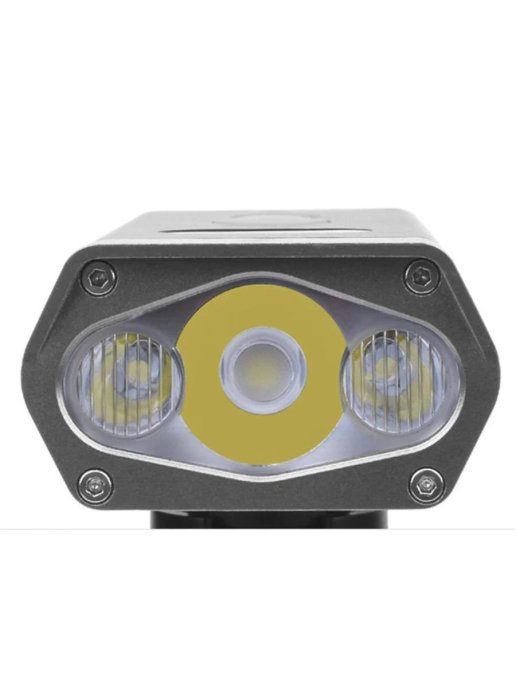 фото Фонарь велосипедный rockbros, передний, 3 led cree диода, 6 режимов, черный, br1800