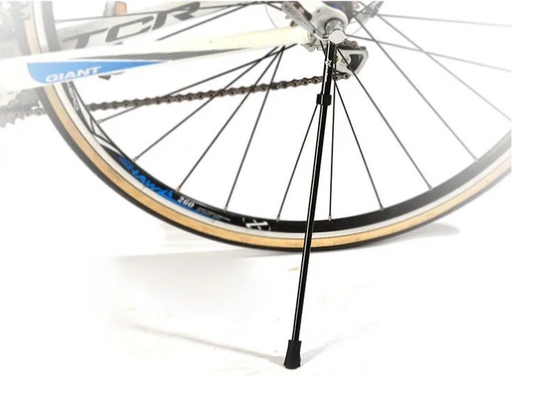 фото Подножка велосипедная rockbros, карбон, 35 см, регулируемая, черный, jc1009