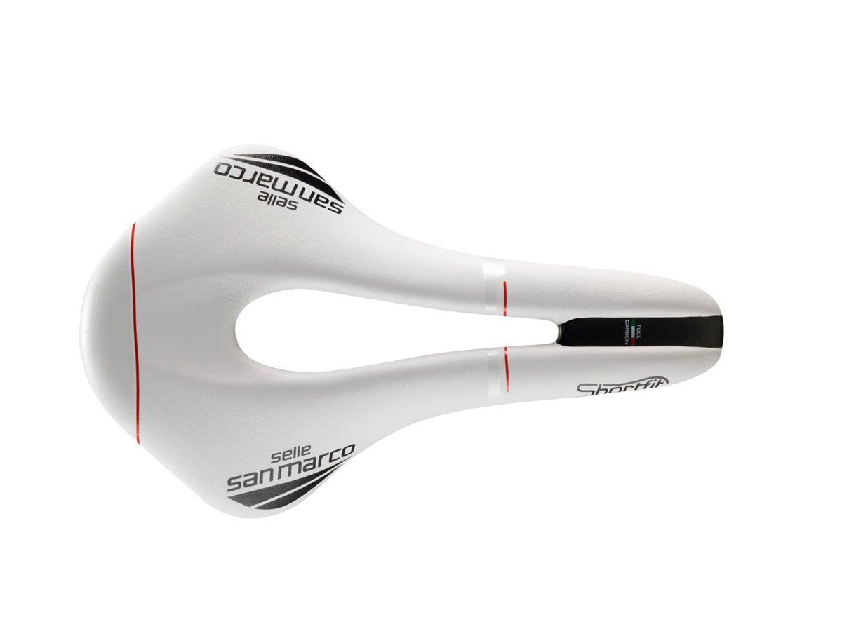 фото Седло велосипедное selle san marco shortfit openfit superleggera-wide, 250 x 144 mm, спортивное, white, 276ww403