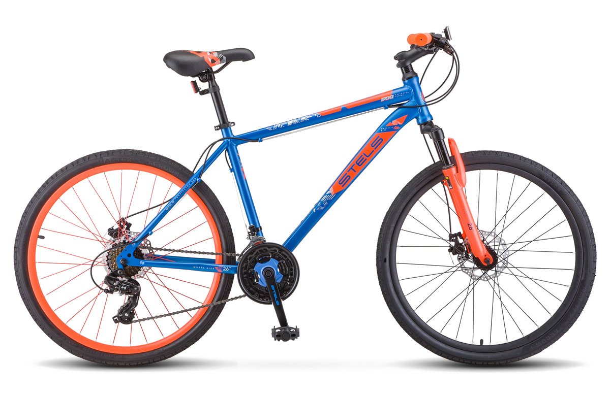Горный велосипед STELS Navigator 500 MD F020 26" 2021, LU088904 (Рама: 20" (Рост: 170-185 см), Цвет: Красный/синий)
Горный велосипед STELS Navigator 500 MD F020 26" 2021, LU088904 (Рама: 20" (Рост: 170-185 см), Цвет: Красный/синий)