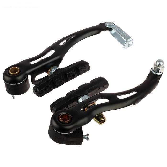 Тормоза велосипедные V-brake Yinxing YX-C18D, колодки 60 мм, сталь, черный, КЛ106806
Тормоза велосипедные V-brake Yinxing YX-C18D, колодки 60 мм, сталь, черный, КЛ106806