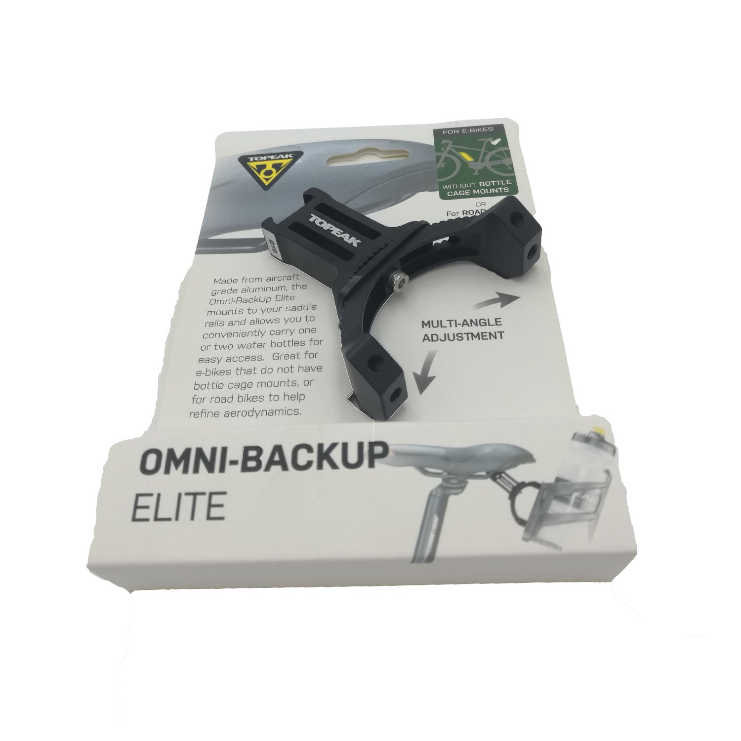 фото Адаптер флягодержателя topeak omni-backup elite, под седло, tombu-elt