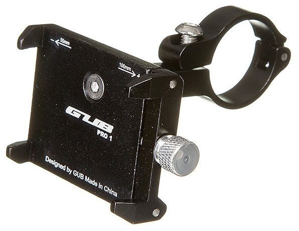 фото Держатель для телефона stg bc-b70, 3,5-7", алюминий, черный, х95137