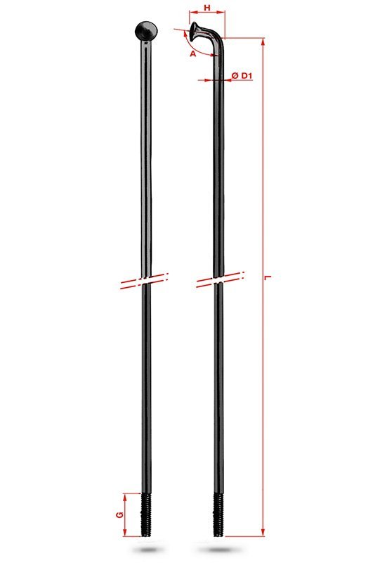 Спица велосипедная Rodi Double Butted Oxidised, без ниппеля, 2,0x1,8x2,0X270 мм, чёрный,, Черные
Спица велосипедная Rodi Double Butted Oxidised, без ниппеля, 2,0x1,8x2,0X270 мм, чёрный,, Черные