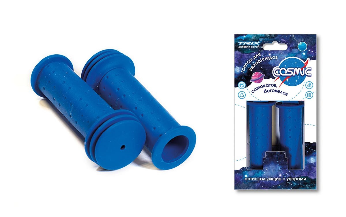 Грипсы велосипедные TRIX Cosmic, детские, 102 мм, резиновые, синие, GRTXG96CS, Синий
Грипсы велосипедные TRIX Cosmic, детские, 102 мм, резиновые, синие, GRTXG96CS, Синий