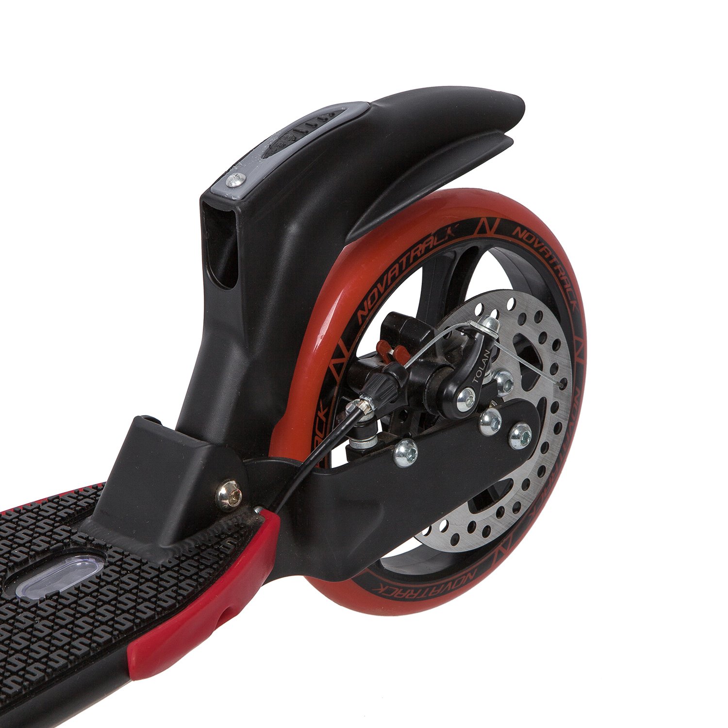 фото Самокат novatrack deft pro, детский, двухколёсный, складной, чёрный, 250dbds.deft.bbk20