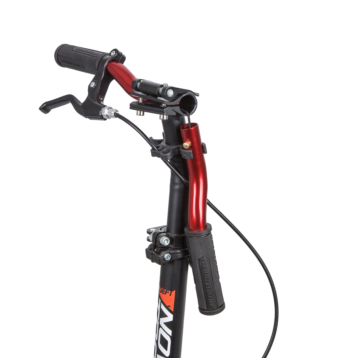 фото Самокат novatrack deft pro, детский, двухколёсный, складной, чёрный, 250dbds.deft.bbk20