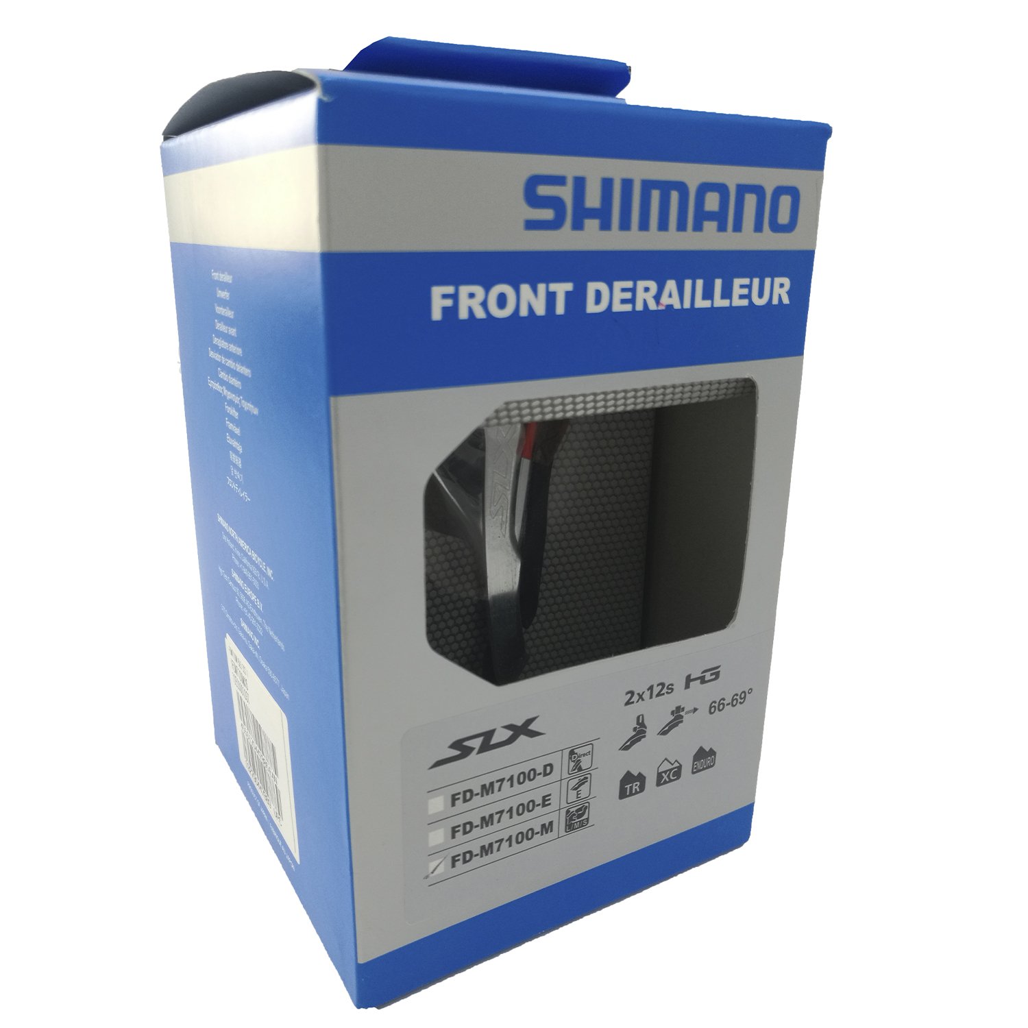 фото Переключатель передний shimano slx, m7100-m, универсальный хомут, side-swing, для 2x12, верхняя тяга, ifdm7100mx6