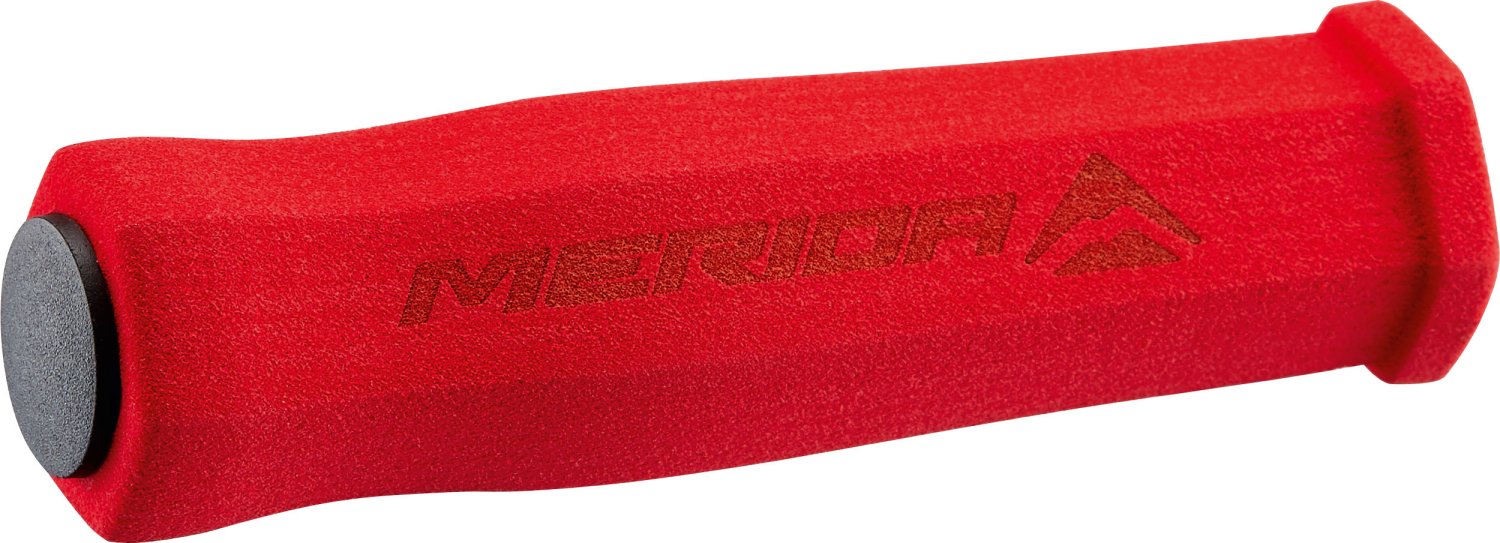 фото Грипсы велосипедные merida high density foam, неопрен, 125 mm, 50 гр, red, 2058033953