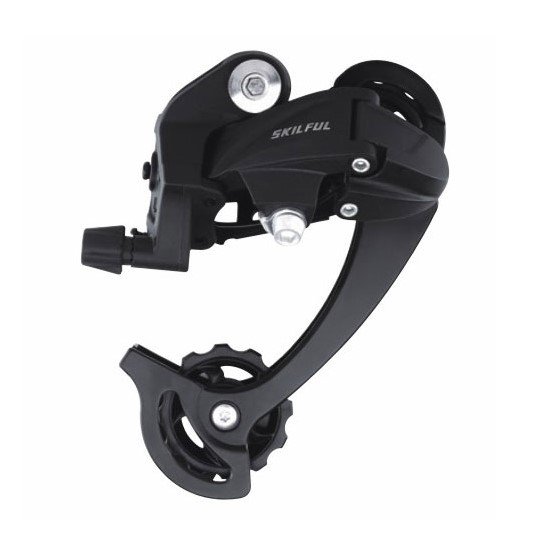 Переключатель задний SKILLFUL, 7 скоростей, крепление на "петух", 45T, совместим с Shimano, RD-SF-M230-7-BK
Переключатель задний SKILLFUL, 7 скоростей, крепление на "петух", 45T, совместим с Shimano, RD-SF-M230-7-BK