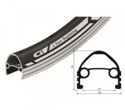 Обод велосипедный Vinca Sport 28”, 36H*14G, двойной, черный, GJD 28 (36H) black
Обод велосипедный Vinca Sport 28”, 36H*14G, двойной, черный, GJD 28 (36H) black