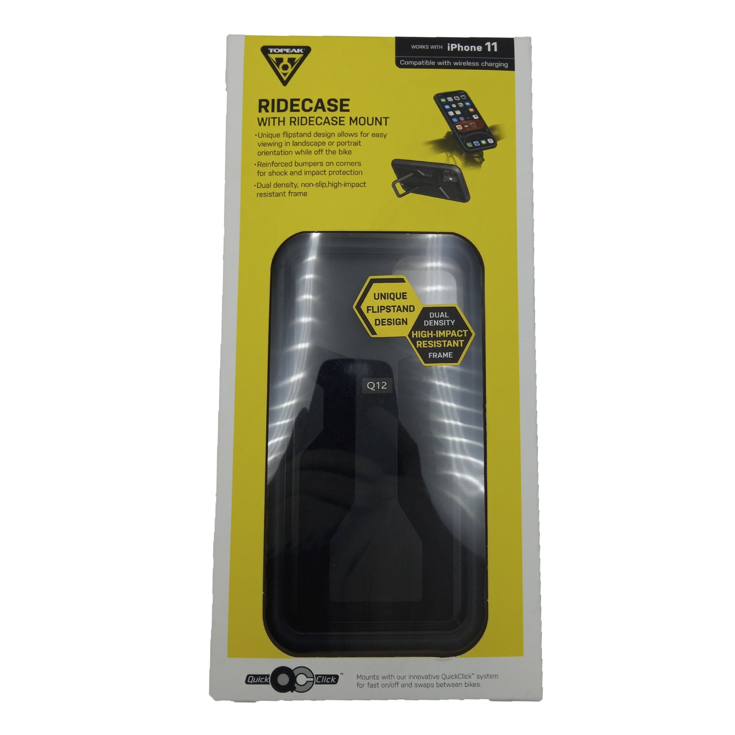 фото Чехол для смартфона topeak ridecase w/ridecase mount works w/iphone 11, с креплением, black/gray, tt9862bg