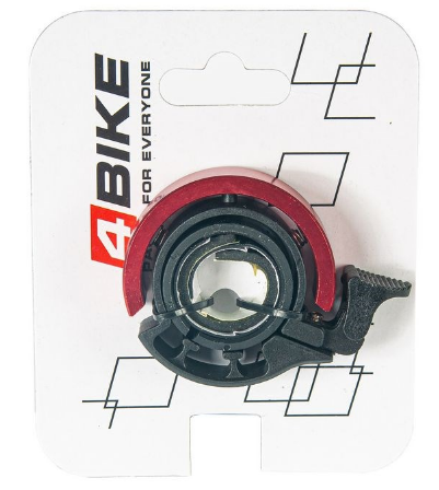 Велозвонок 4BIKE BB3213L-Red, ''Кольцо'', алюминий, плаcтик, D-46 мм, красный, ARV100014
Велозвонок 4BIKE BB3213L-Red, ''Кольцо'', алюминий, плаcтик, D-46 мм, красный, ARV100014