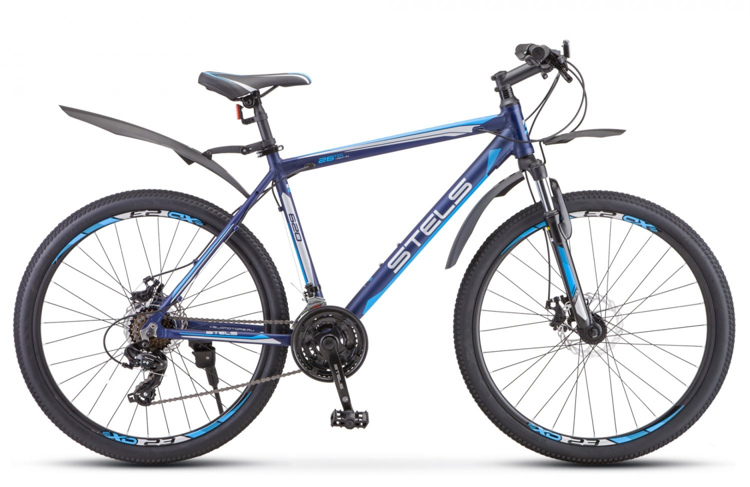Горный велосипед Stels Navigator 620 MD 26" V010 2018, LU088804 (Рама: 14" (Рост: 148-155 см), Цвет: Темно-Синий)
Горный велосипед Stels Navigator 620 MD 26" V010 2018, LU088804 (Рама: 14" (Рост: 148-155 см), Цвет: Темно-Синий)