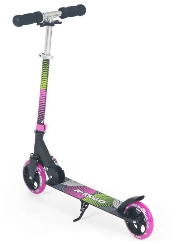 фото Самокат n.ergo s-201/n pink, розовый/зеленый