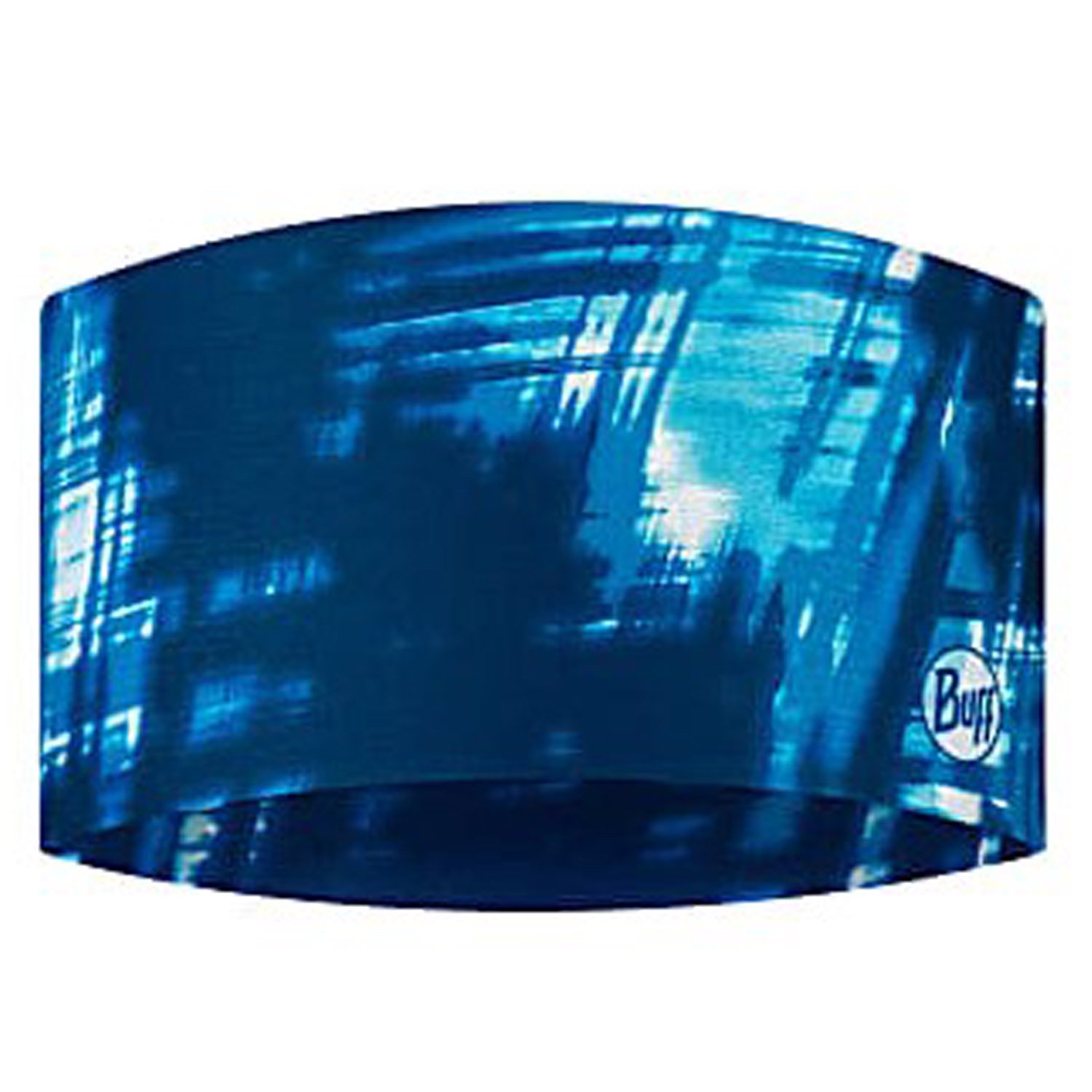 фото Повязка buff coolnet uv+ wide headband attel blue, мужская, 131415.707.10.00