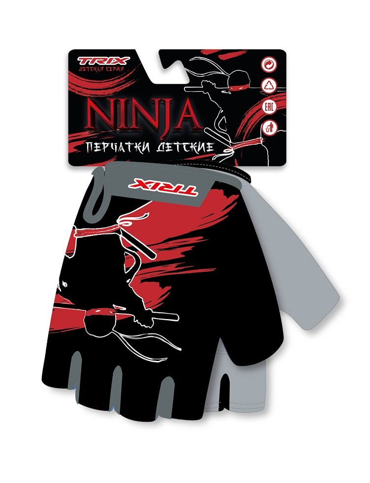 Велоперчатки детские TRIX, Ninja, гелевые вставки, лайкра/искусственная замша, антискользящие, GL-TX-NINJA (6XS )
Велоперчатки детские TRIX, Ninja, гелевые вставки, лайкра/искусственная замша, антискользящие, GL-TX-NINJA (6XS )