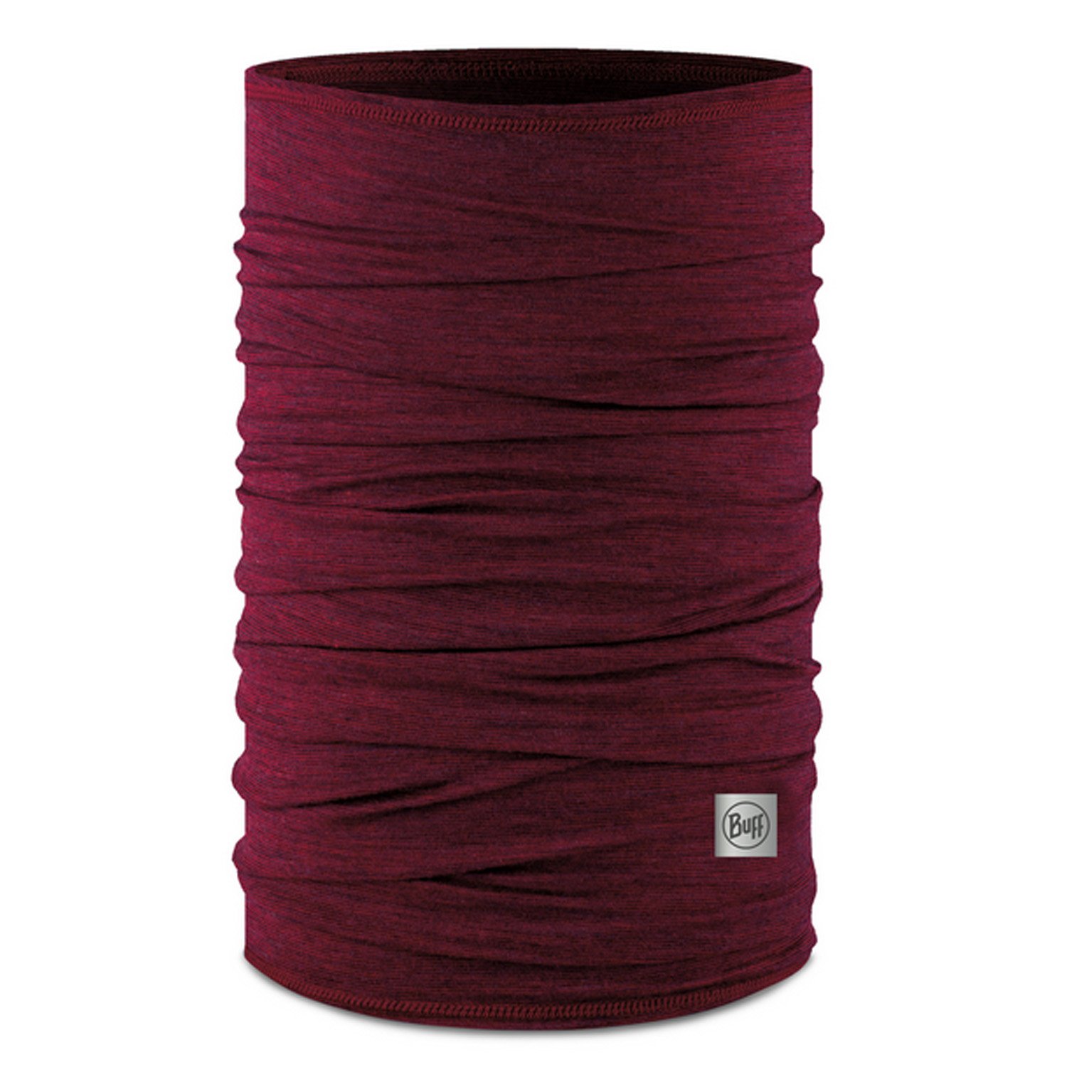 фото Бандана buff lightweight merino wool solid garnet, бордовый, 2023, 132280.653.10.00