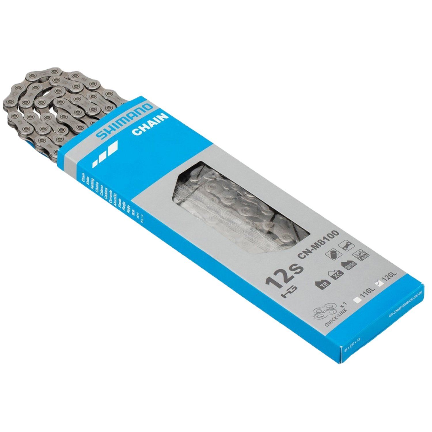 Цепь велосипедная Shimano CN-M8100 ICNM8100116Q, 12 скоростей, 116 звеньев, CG-34981
Цепь велосипедная Shimano CN-M8100 ICNM8100116Q, 12 скоростей, 116 звеньев, CG-34981