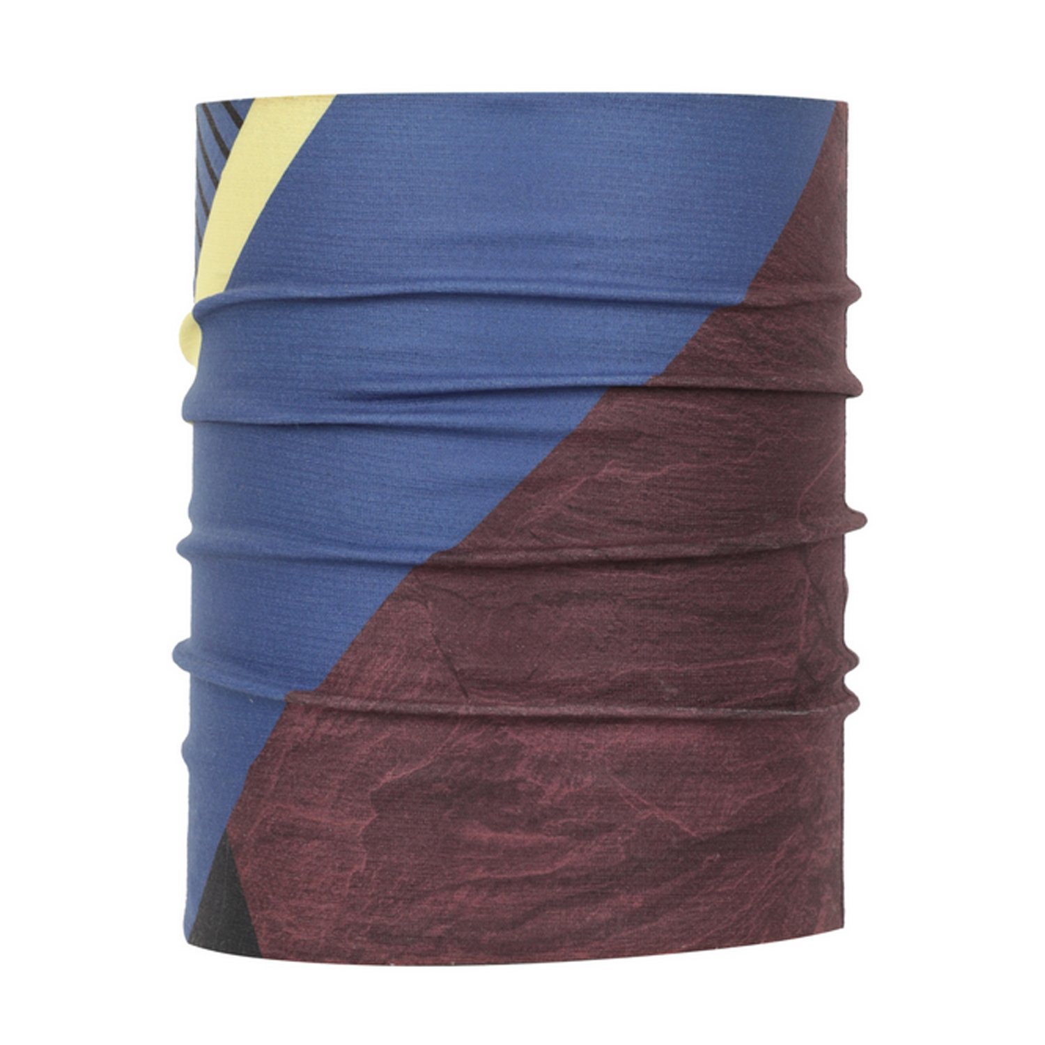 фото Повязка buff coolnet uv+ half akim cobalt, синий/черный, 2023, 132297.791.10.00