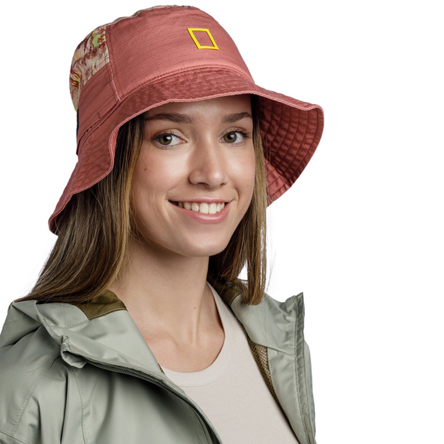 фото Панама buff sun bucket hat temara damask, розовый, 2023, 131352.438.30.00