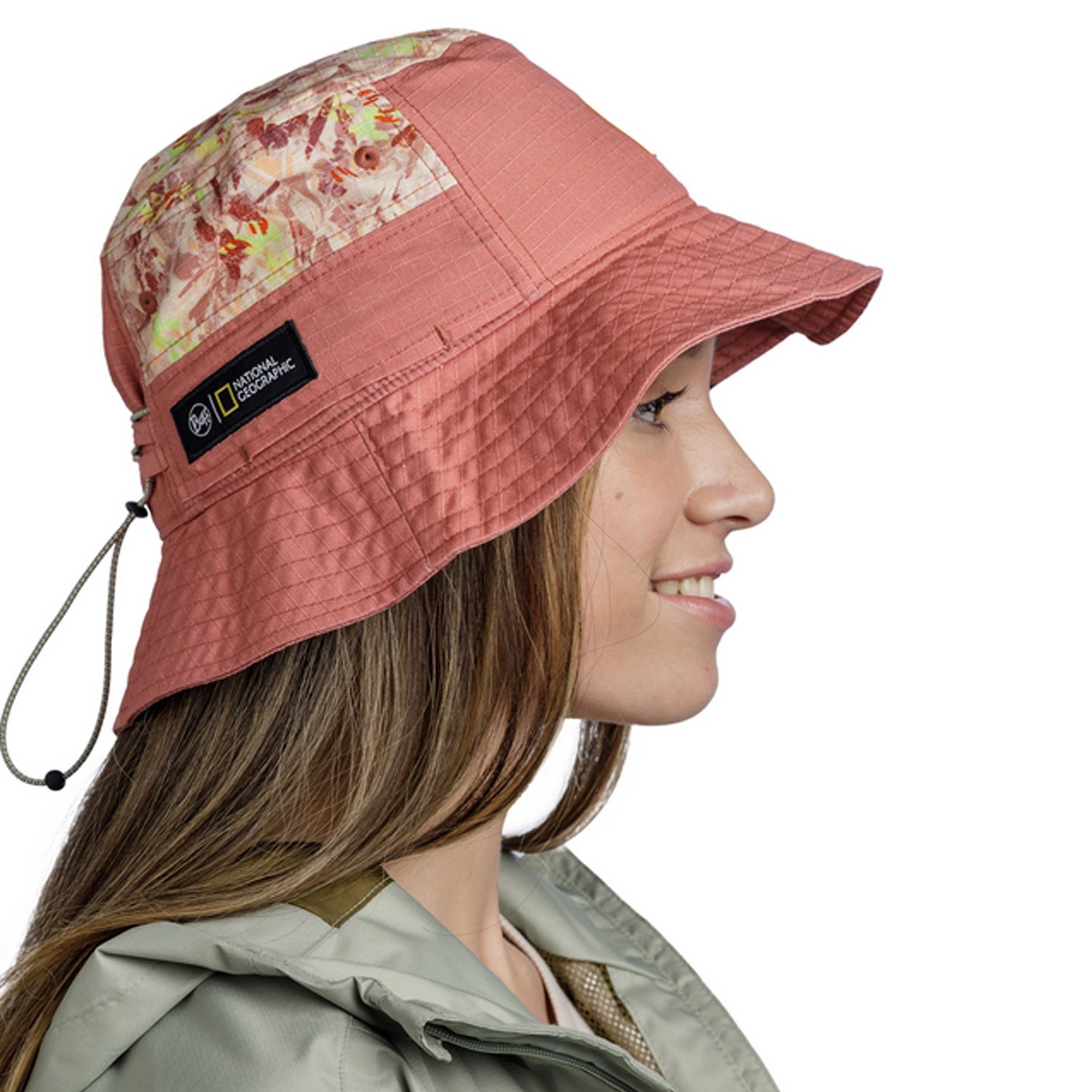 фото Панама buff sun bucket hat temara damask, розовый, 2023, 131352.438.30.00