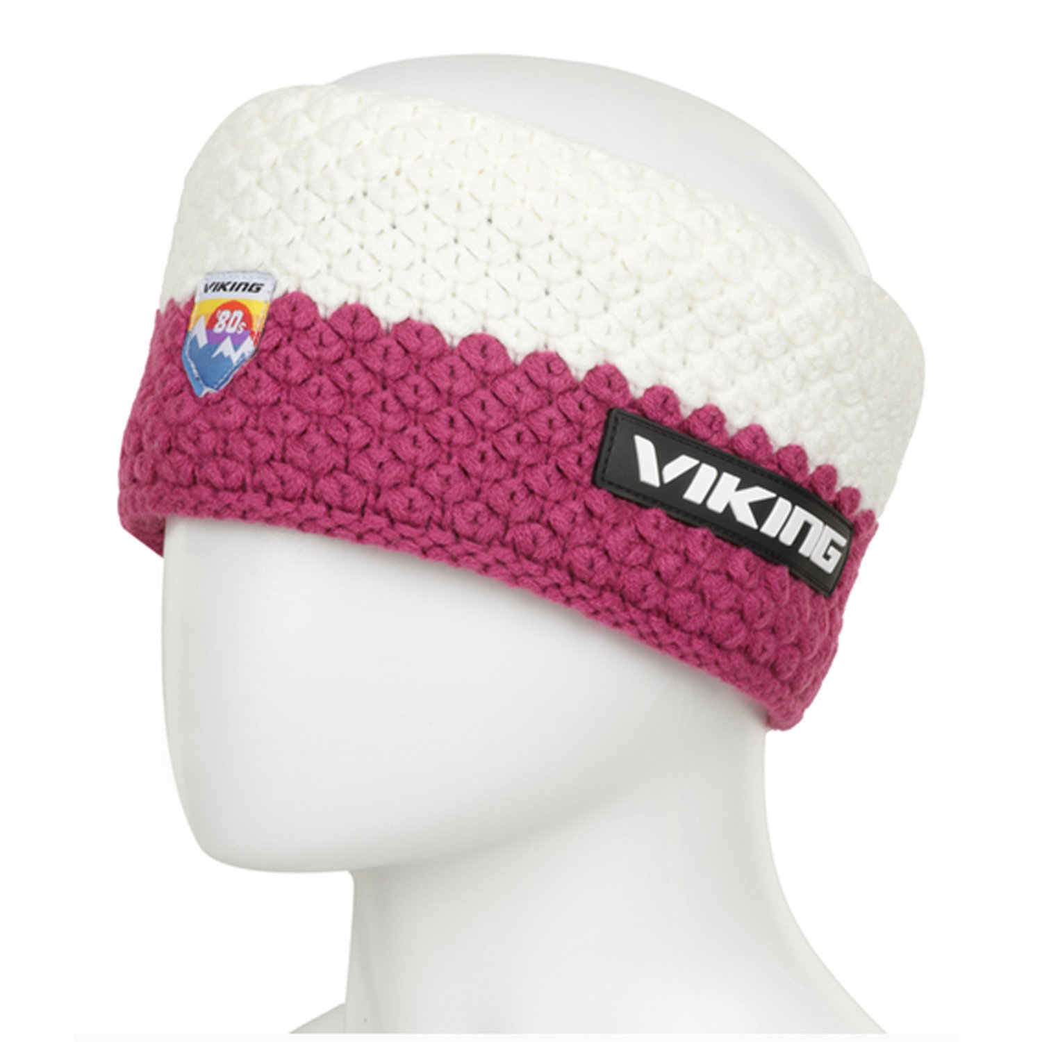 фото Повязка viking headband riddle multicolour, us:one size, белый/фиолетовый, 2022-23, 210/24/8752_4601