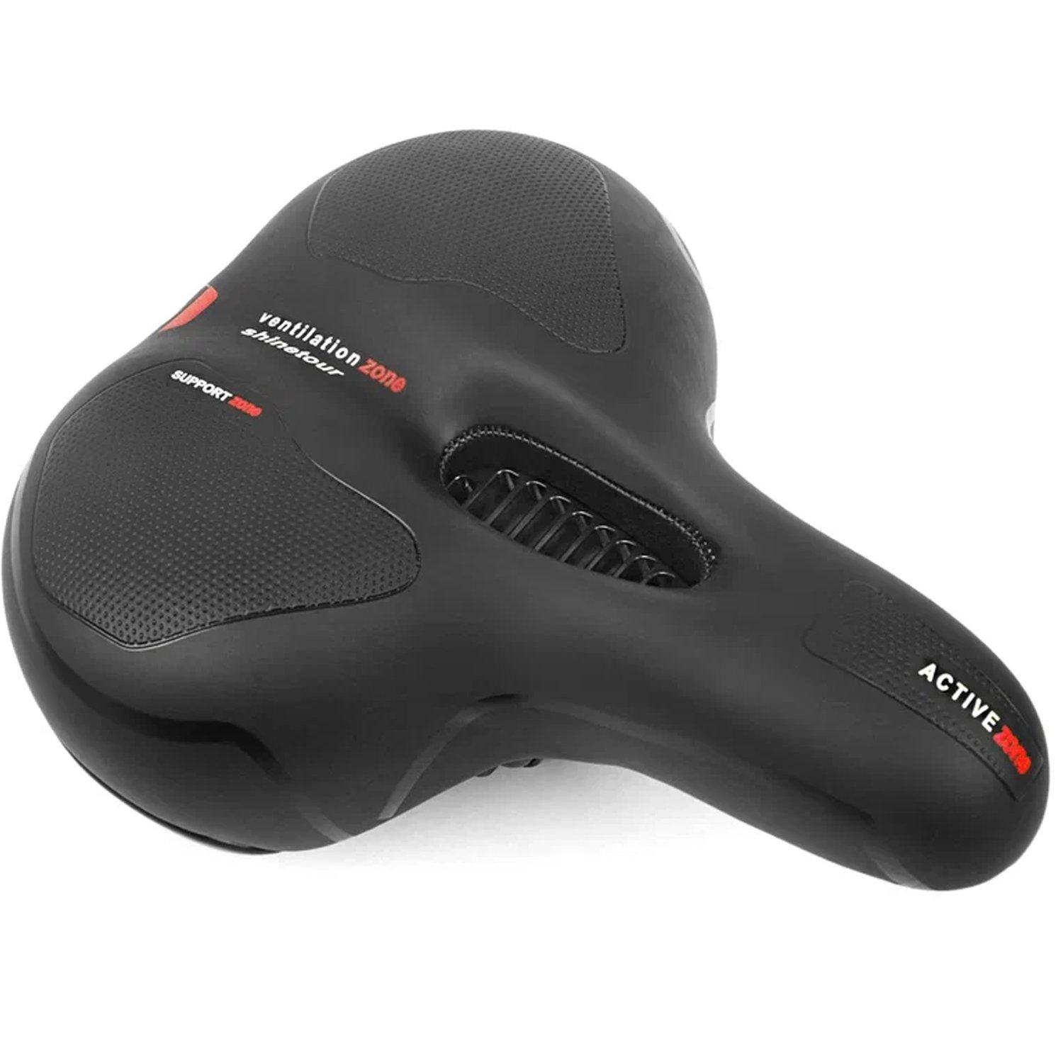 Седло велосипедное Vinca Sport, комфортное, 250*200 мм, c вентиляцией, с эластомерами, черный, VS 6938 red
Седло велосипедное Vinca Sport, комфортное, 250*200 мм, c вентиляцией, с эластомерами, черный, VS 6938 red