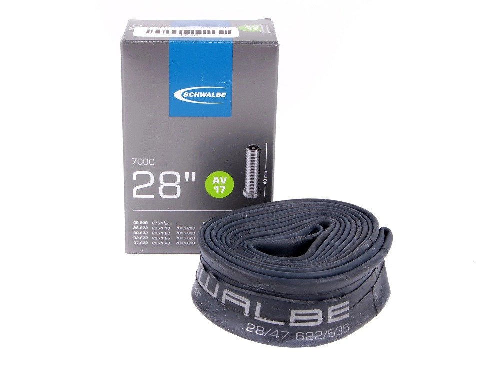 Велокамера Schwalbe AV17, под покрышку 28"-1.10-1.75 28/47-622, 150 грамм, автониппель 40мм, 10429340
Велокамера Schwalbe AV17, под покрышку 28"-1.10-1.75 28/47-622, 150 грамм, автониппель 40мм, 10429340