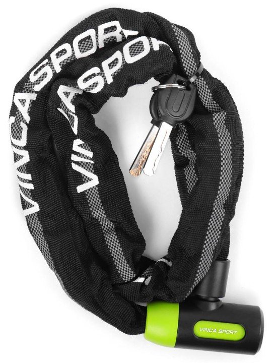 Замок велосипедный Vinca Sport цепь 6*1000мм, черная оплетка cо светоотражающей полосой, инд.уп., VS 759-1 black
Замок велосипедный Vinca Sport цепь 6*1000мм, черная оплетка cо светоотражающей полосой, инд.уп., VS 759-1 black