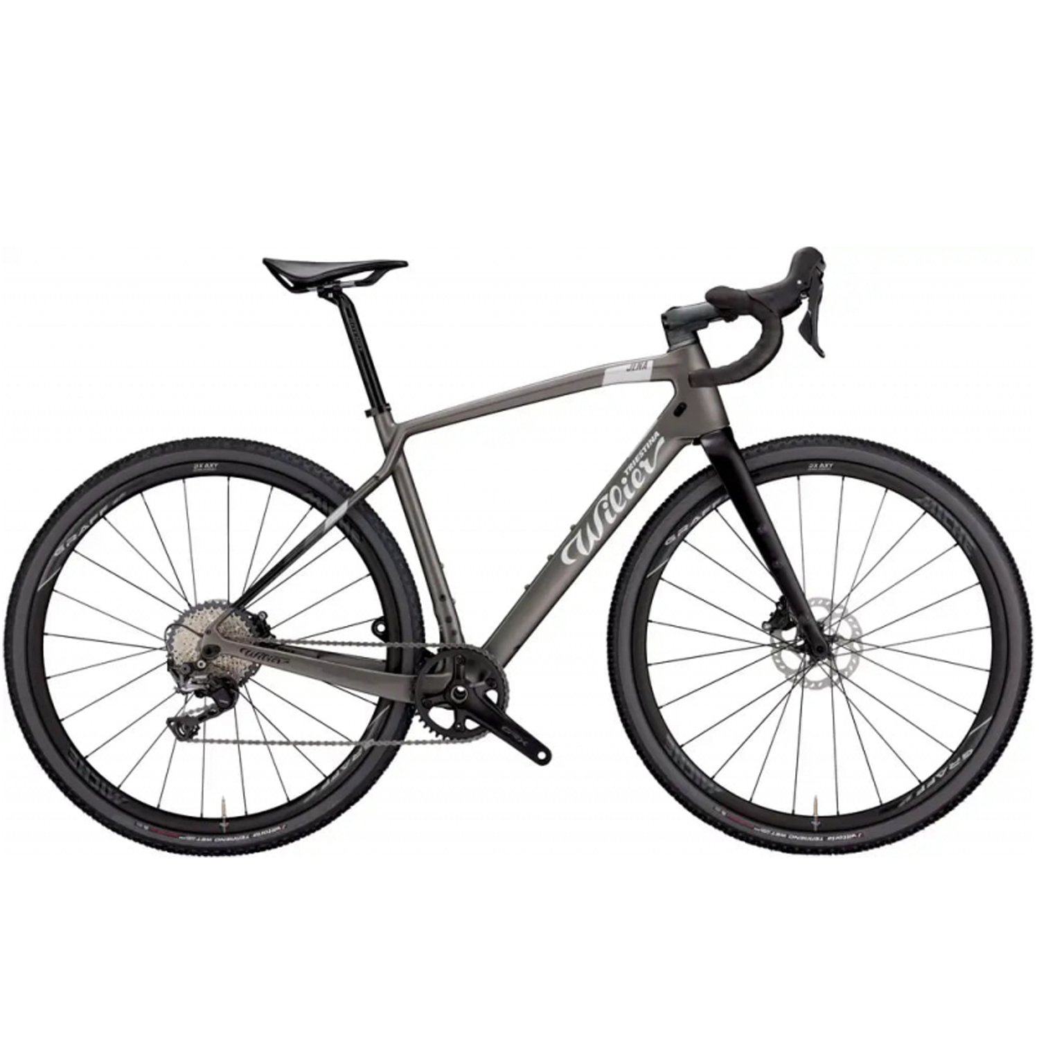 Велосипед гравел Wilier Jena GRX 1x11 RS171, 28", 2023, B216YD7 (Размер: L, Рост: 170-180 см, Цвет: Бронзовый)
Велосипед гравел Wilier Jena GRX 1x11 RS171, 28", 2023, B216YD7 (Размер: L, Рост: 170-180 см, Цвет: Бронзовый)