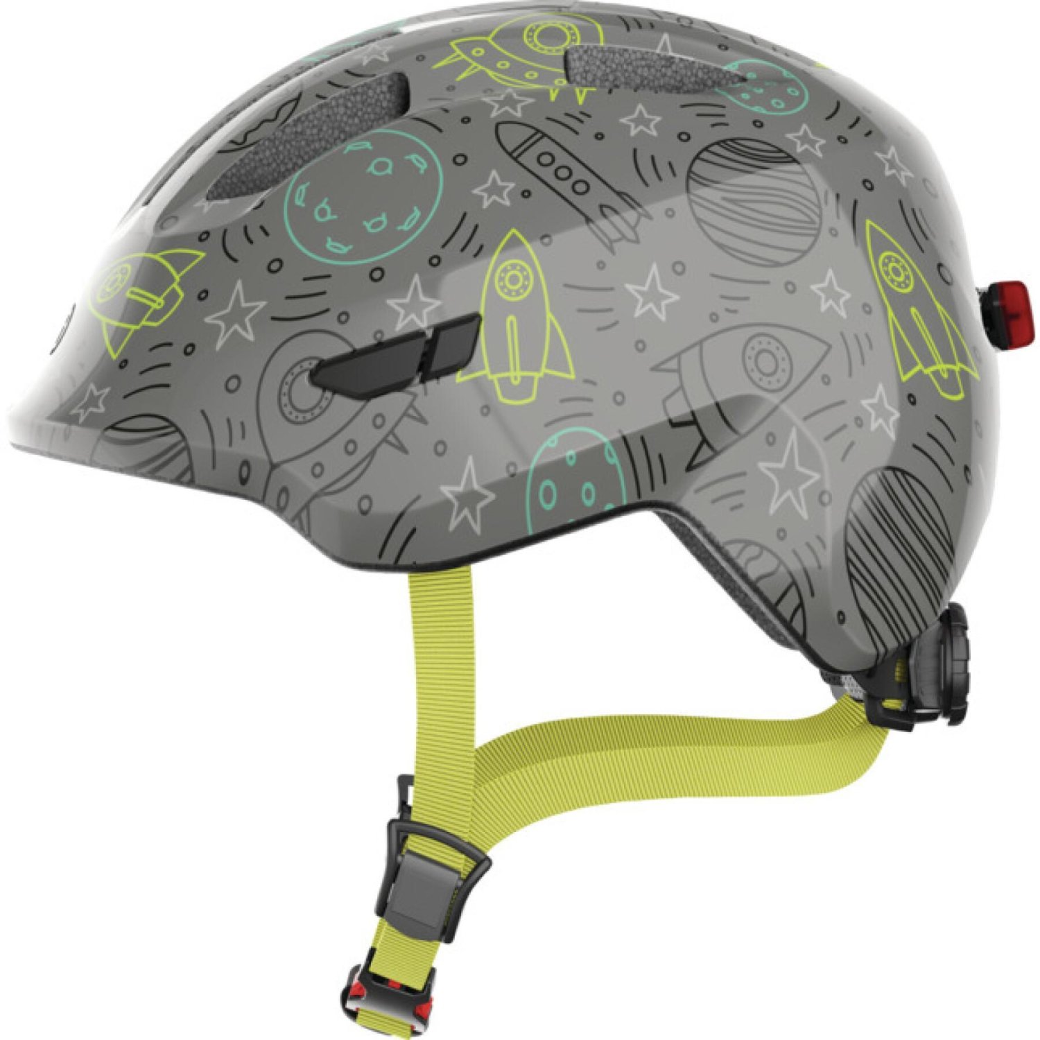 Шлем ABUS Smiley 3.0 LED детский с фонариком, с регулир., 8 отв, сетка от насекомых, grey space космо, 05-006729, Серый
Шлем ABUS Smiley 3.0 LED детский с фонариком, с регулир., 8 отв, сетка от насекомых, grey space космо, 05-006729, Серый