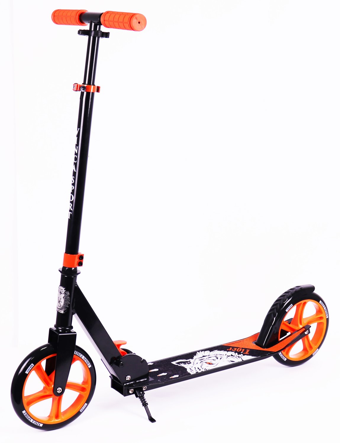 Самокат Vinca Sport, складной, PUколеса 200мм, алюминий, сталь, ABEC 7, черный/оранжевый, VSP 10 Tiger, Чёрный
Самокат Vinca Sport, складной, PUколеса 200мм, алюминий, сталь, ABEC 7, черный/оранжевый, VSP 10 Tiger, Чёрный