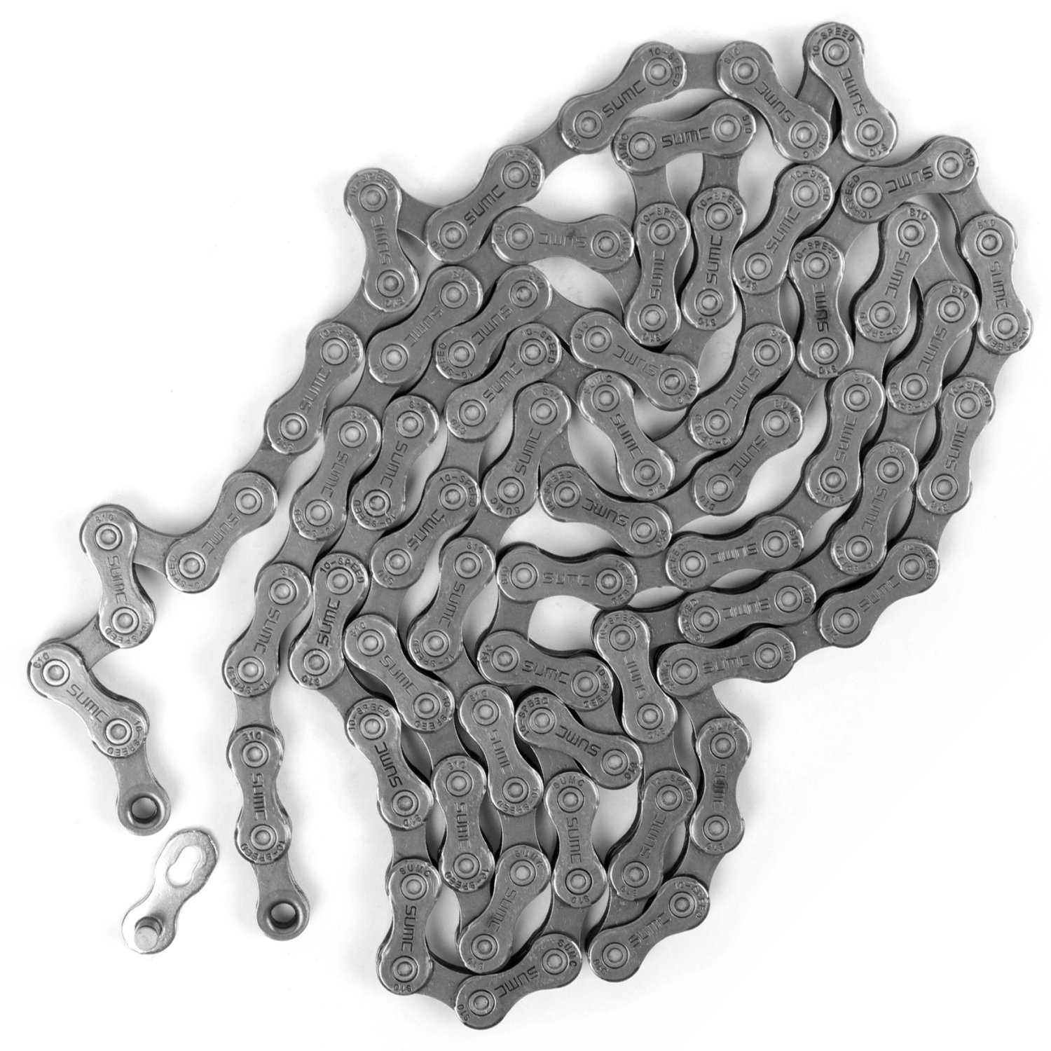 Цепь велосипедная SUMC S10, 10 ск, 116 звеньев, 1/2*11/128, серая, S 10 grey(10)
Цепь велосипедная SUMC S10, 10 ск, 116 звеньев, 1/2*11/128, серая, S 10 grey(10)