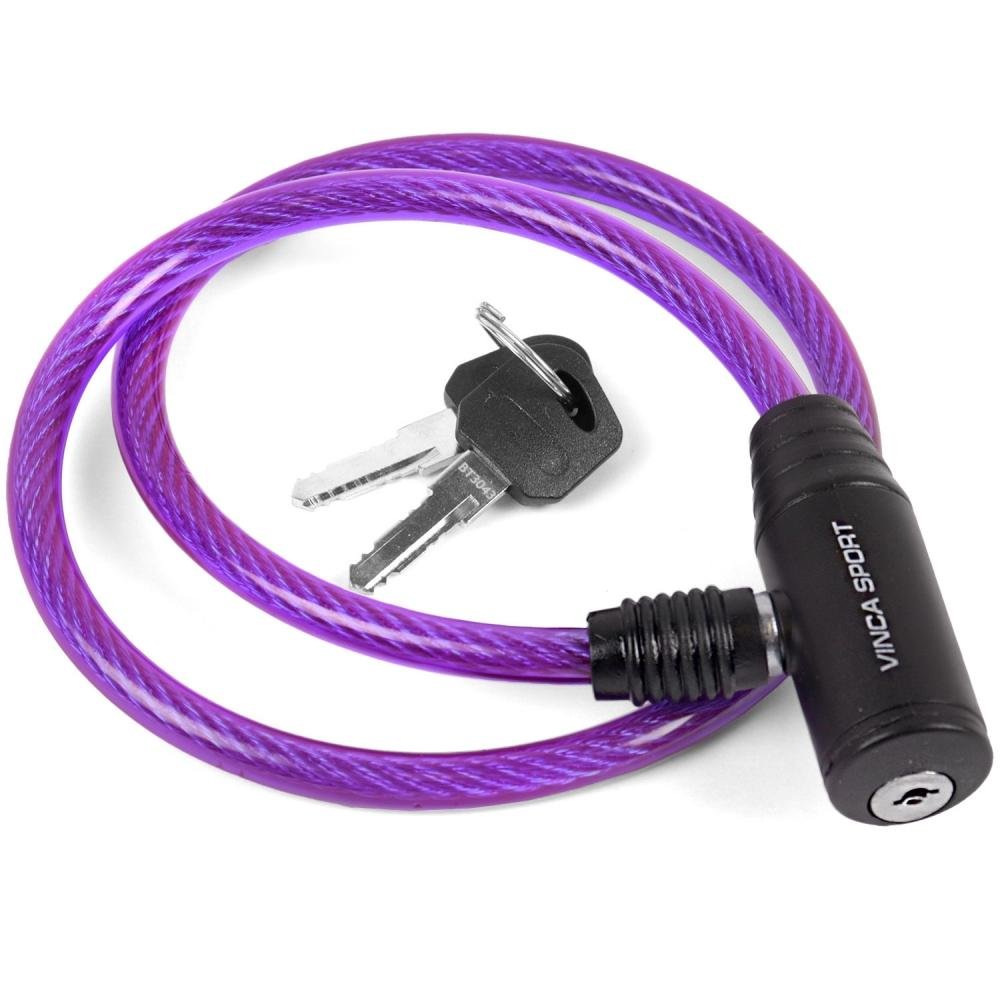 Велозамок Vinca Sport 8*650мм, фиолетовый тросик. полиэт.уп. инд.уп. VS 101.101 violet polybag
Велозамок Vinca Sport 8*650мм, фиолетовый тросик. полиэт.уп. инд.уп. VS 101.101 violet polybag