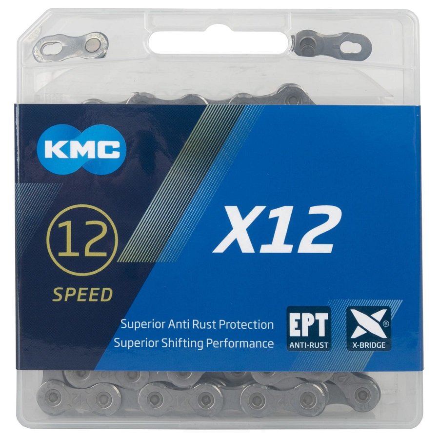 Цепь велосипедная KMC X12 EPT EcoProTeQ 11/128" 12ск. 126 звеньев, с замком, X Bridge, д/SHIMANO/SRAM, 5-303513
Цепь велосипедная KMC X12 EPT EcoProTeQ 11/128" 12ск. 126 звеньев, с замком, X Bridge, д/SHIMANO/SRAM, 5-303513