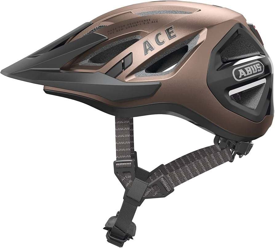 Велошлем ABUS URBAN-I 3.0 ACE с LED фонариком, с регулировкой, 13 отверстий, сетка от насек, медный, 05-0003417 (Размер: M (52-58см) )
Велошлем ABUS URBAN-I 3.0 ACE с LED фонариком, с регулировкой, 13 отверстий, сетка от насек, медный, 05-0003417 (Размер: M (52-58см) )