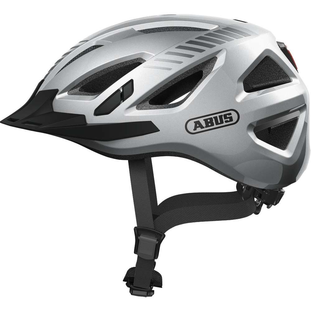 Велошлем ABUS URBAN-I 3.0 с LED фонариком, регулировка размера, 17 отв, серебро, 05-0086875, Серебристый
Велошлем ABUS URBAN-I 3.0 с LED фонариком, регулировка размера, 17 отв, серебро, 05-0086875, Серебристый