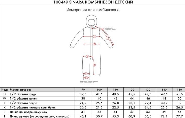 Комбинезон детский SINARA KIDS COVERALL 2, 129 арахис, 100449 (Рост: 110), Желтый
Комбинезон детский SINARA KIDS COVERALL 2, 129 арахис, 100449 (Рост: 110), Желтый