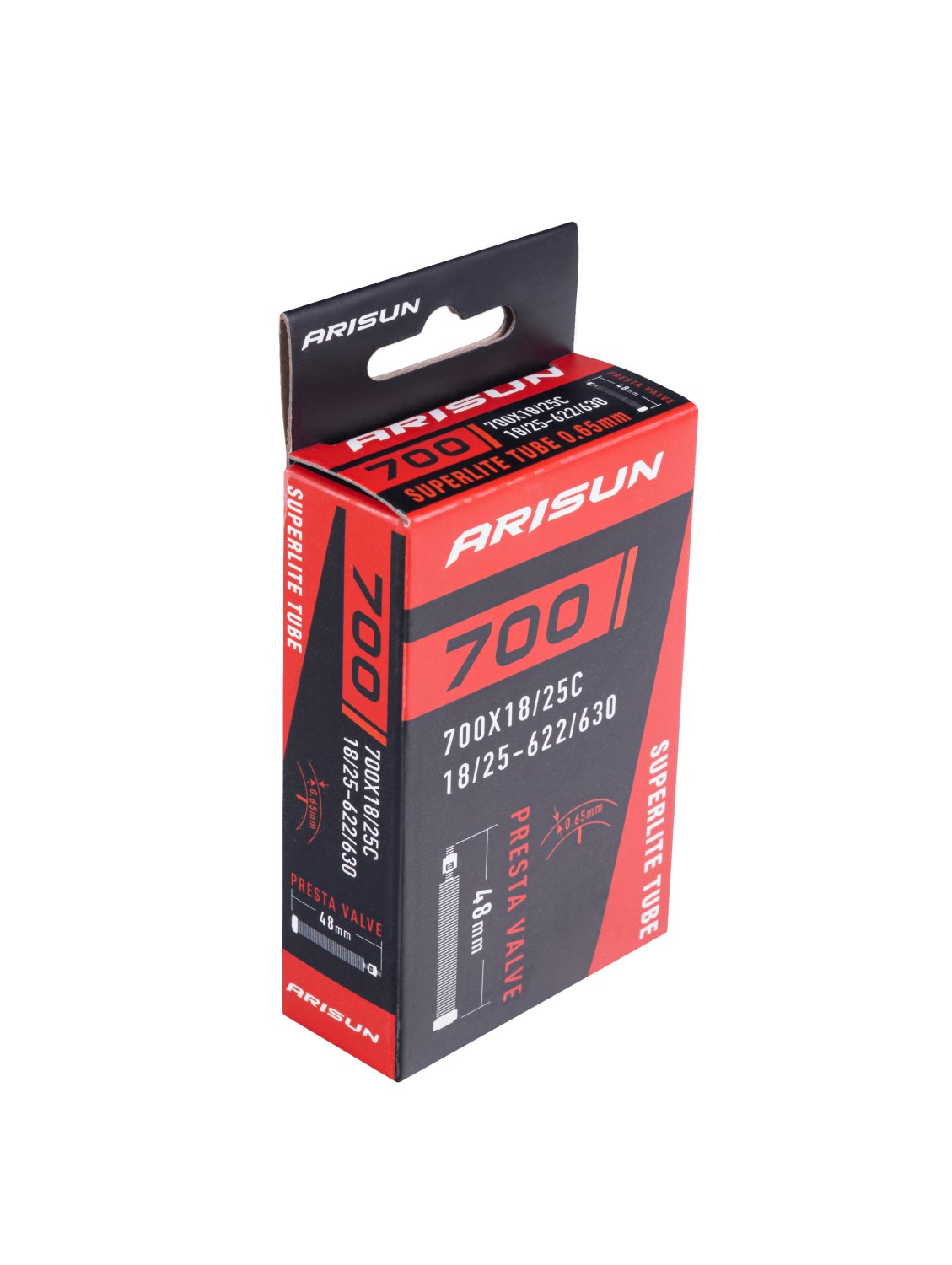 Камера велосипедная ARISUN SUPERLITE 700x18/25C (18/25-622/630) FV 48мм бутиловая 0.65мм, U021002
Камера велосипедная ARISUN SUPERLITE 700x18/25C (18/25-622/630) FV 48мм бутиловая 0.65мм, U021002