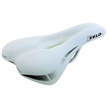 Седло для велосипеда VELO универсальное 270х175мм бесшовное белое 5-250338 Седло для велосипеда VELO универсальное 270х175мм бесшовное белое 5-250338Седла для велосипедов<br>Комфортное велоседло VELO wide:channel-m <br>Универсальное, ударопоглощающий эластомер, с вентиляцией <br>Бесшовная технология и специальный анатомический дизайн для максимального удобства и высочайшего комфорта<br>с защитой передней и задней поверхностей<br>270х175мм <br>Вес: 395 грамм<br>белое<br>Артикул 5-250338<br>