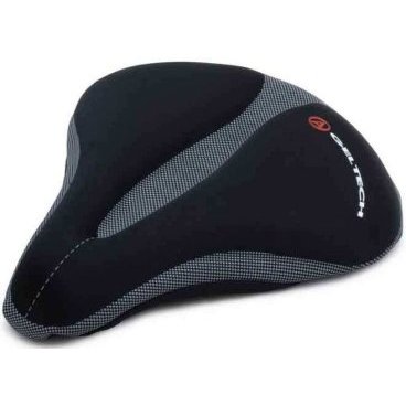 Седельная покрышка для велосипеда AUTHOR гелевая GelTech XL черная 8-31300007 Седельная покрышка для велосипеда AUTHOR гелевая GelTech XL черная 8-31300007Седла для велосипедов<br>Седельная покрышка AUTHOR GelTech XL <br>Гелевая, простое крепление<br>Очень комфортная, с эргодизайном и рельефным покрытием, подходит для всех типов седел (mtb/touring /racing)<br>р-р XL (250х240мм)<br>черная, блистер<br>Артикул 8-31300007<br>