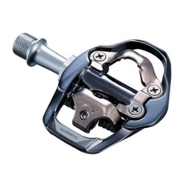 Педали для велосипеда Shimano A600, с шипами,EPDA600 Педали для велосипеда Shimano A600, с шипами,EPDA600Педали для велосипедов<br>• Самые легкие педали SPD уровня Ultegra всех времен (вес 286 гр)<br>• Широкая платформа для более эффективной передачи энергии от туфель SPD<br>• Аэродинамическая конструкция SPD с одинарным застегиванием<br>• Совместимы с туфлями SPD с утопленными шипами, позволяющими использовать их для ходьбы<br>• Регулируемое усилие застегивания и отстегивания<br>• Результат конструкции, качества и эффективности Shimano<br>