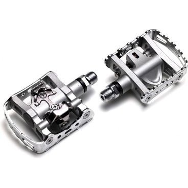 Педали для велосипеда Shimano M324, с шипами, EPDM324 Педали для велосипеда Shimano M324, с шипами, EPDM324Педали для велосипедов<br>Педали Shimano PD-M324 прекрасно подойдут и для соревнований и для обычного катания, а удобная платформа педали позволит комфотрно расположить ногу в процессе катания.<br><br>Характеристики:<br>• Стандарт контакта: SPD<br>• Ось: Cr-Mo<br>• Материал платформы: Алюминий<br>• Регулируемое усилие застегивания и отстегивания<br>• Герметичный механизм и удобные в обслуживании подшипники типа «конус-чашка»<br>• Вес: 533 гр.<br>