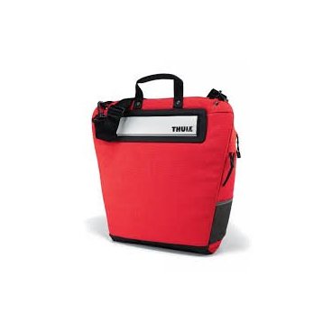Сумка велосипедная Thule Tote 26,5 л, цвет темно-красный 100003 Сумка велосипедная Thule Tote 26,5 л, цвет темно-красный 100003Велосумки<br>Сумка велосипедная thule tote 26,5 л, цвет темно-красный<br>Легко трансформируется в повседневную сумку с удобными ручками или ремнем через плечо.<br> <br>Широкий проем позволяет удобно помещать внутрь крупные вещи.<br>Крепления-невидимки легко отщелкиваются при переноске без велосипеда для максимального удобства переноски.<br>Система крепления проста в использовании, безопасна и имеет малый уровень вибрации.<br>Внешние прозрачные кармашки обеспечивают использование аварийного фонаря и хранение его в одном удобном месте.<br><br>Технические характеристики<br><br><br><br><br>Объем<br>26.5 л<br><br><br>Вес<br>1270 г<br><br><br>Параметры ВxШxГ<br>40x30x20 см<br><br><br>Цвет<br>Mars (тёмно-красный)<br><br><br>Водонепроницаемый<br>Водостойкий<br><br><br>Материалы<br>Без ПВХ<br><br><br>Гарантия<br>5 лет<br><br><br>Разное<br>-<br><br><br><br><br>Технологии<br><br><br>Крепления-невидимки<br><br><br><br><br><br>Встроенный карман для фонарика<br>Внешние прозрачные кармашки обеспечивают использование аварийного фонаря и хранение его в одном удобном месте<br>