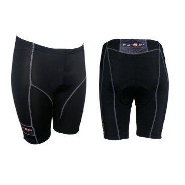 Велошорты 12-423 женские S-125-B5 с памперсом B5 черные L FunkierBike Велошорты 12-423 женские S-125-B5 с памперсом B5 черные L FunkierBikeВелошорты<br>NEW, женские, черные, из комбинации дышащих материалов 80%-Полиамид, 20%- Спандекс (с применением волокон LYCRA® by DUPONT), эластичные, анатомический фасон, с силиконовой антискользящей полоской, удобный женский двойной антибактериальный итальянский подгузник B5<br>