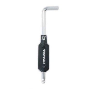 Шестигранный ключ TOPEAK Duohex Tool 8mm (14г, TPS-SP03) Шестигранный ключ TOPEAK Duohex Tool 8mm (14г, TPS-SP03)Велоинструменты<br>профессиональный инструмент<br>двухсторонний шестигранник: 8мм<br>материал инструмента: хромованадиевая сталь<br>эргономичная пластиковая ручка<br>