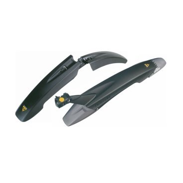 Комплект крыльев TOPEAK Defender Set FX & RX TC9613 Комплект крыльев TOPEAK Defender Set FX & RX TC9613Крылья для велосипедов<br>Характеристики:<br><br> • Переднее: крепеж в трубу вилки <br><br> • Заднее: крепеж за подседельную трубу или глагол, изменяемый угол наклона крыла <br><br> • Быстрый монтаж / демонтаж <br><br> • Для горных и кроссовых велосипедов ( 26 и 28 ) <br><br> • Переднее крыло: <br><br> - Размер: 58.4 x 8.9 x 16см <br><br> - Вес: 180г <br><br> • Заднее крыло: <br><br> - Размер: 55.9 x 10.2 x 15.2см <br><br> - Вес: 200г<br>